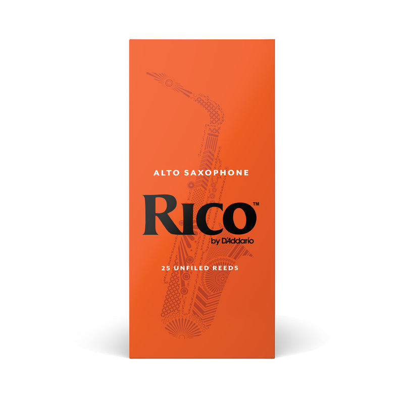 Rico by D'Addario Alto Sax Reeds, Strength 1.5, 25-pack