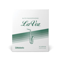 La Voz  Alto Saxophone Reeds, Strength Medium, 10 Pack
