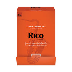 Rico by D'Addario Tenor Saxophone Reeds, Strength 2.0, 50-pack