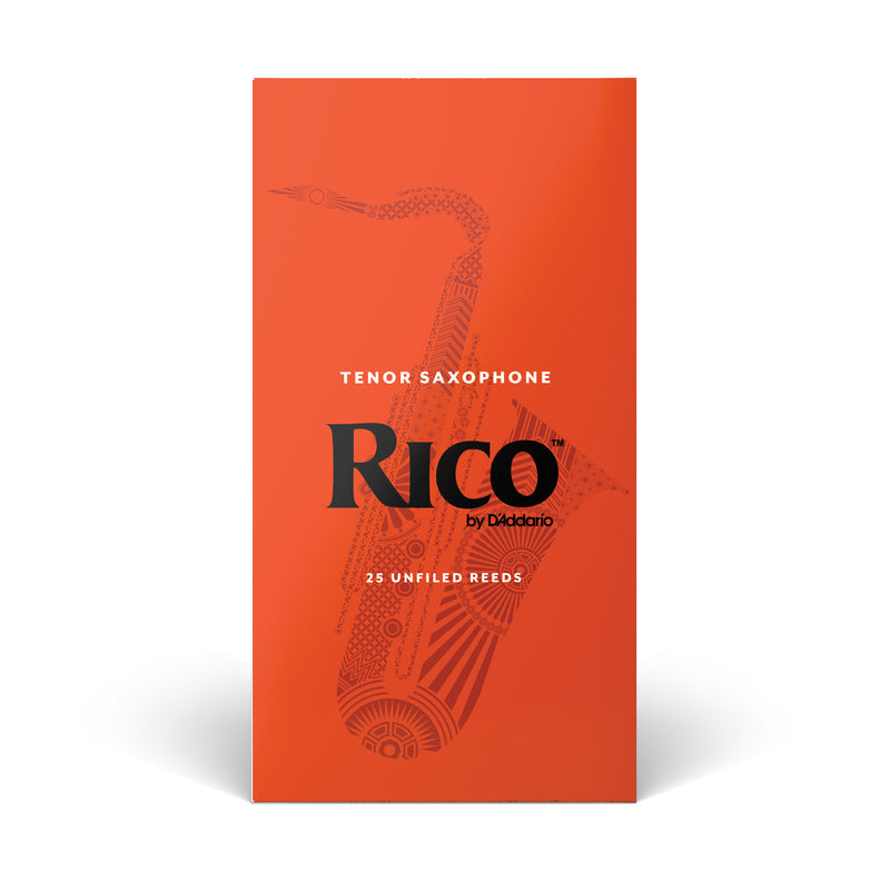 Rico by D'Addario Tenor Sax Reeds, Strength 2.5, 25-pack