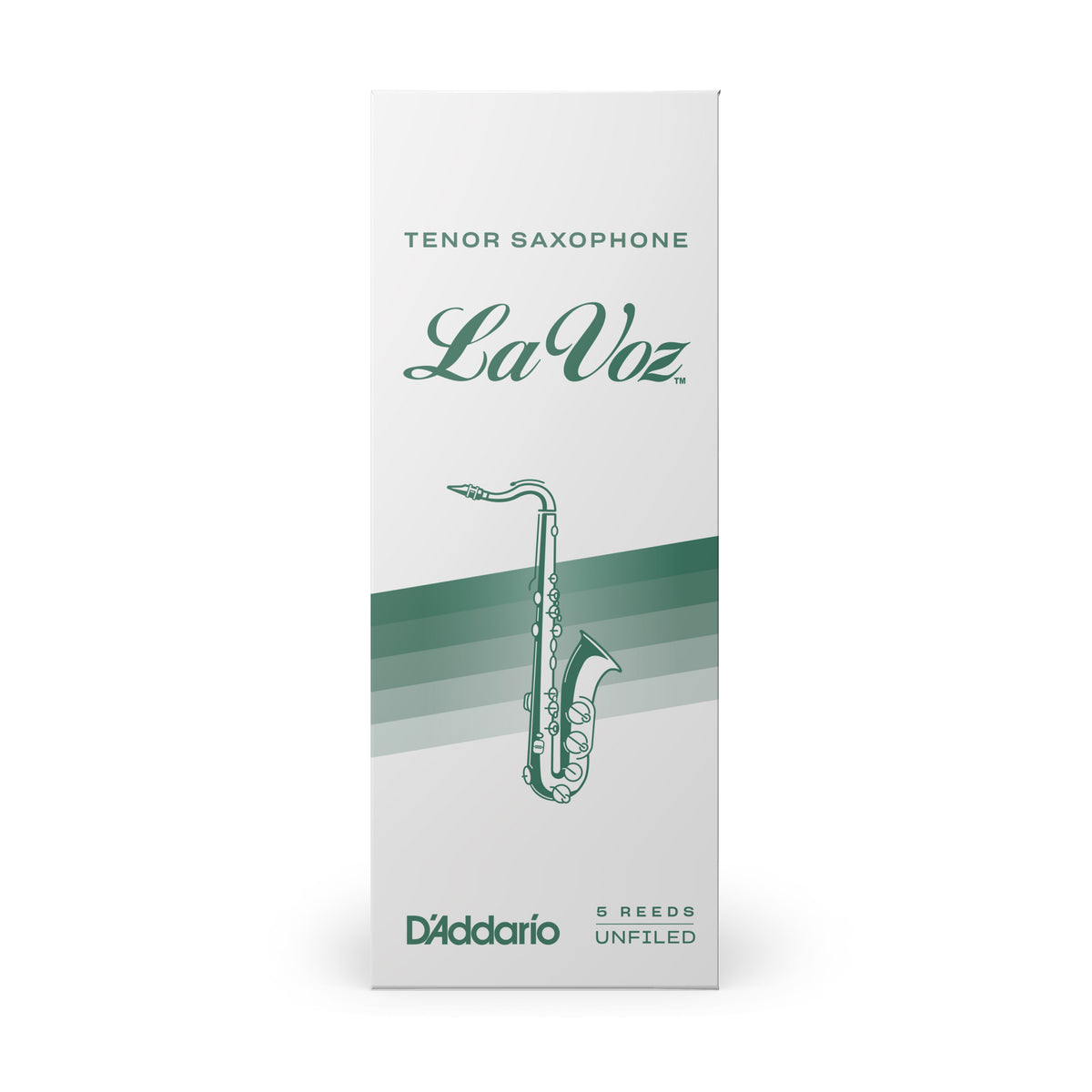 Royal La Voz Organic Tenor Saxophone Reeds, Strength Hard, 5-pack
