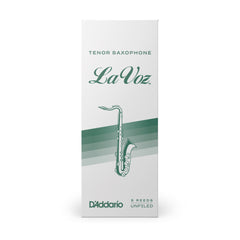 La Voz Tenor Saxophone Reeds, Medium Soft, 5 Pack