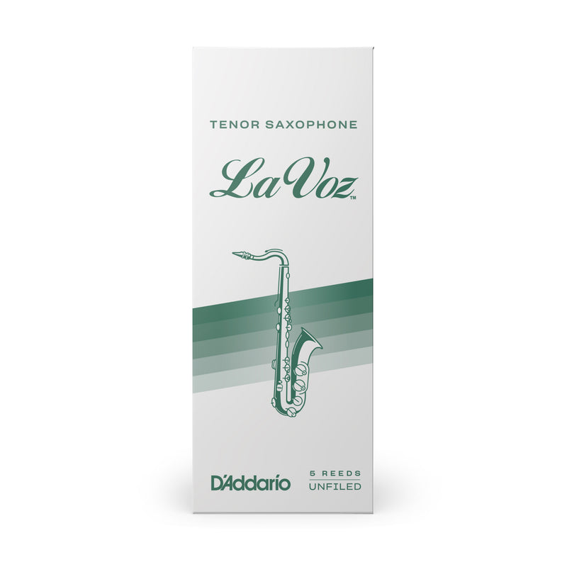 La Voz Tenor Saxophone Reeds, Soft, 5 Pack