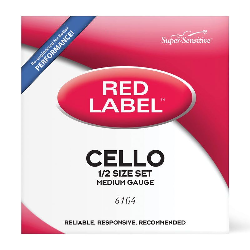 Red Label Cello Set 1/2 Medium