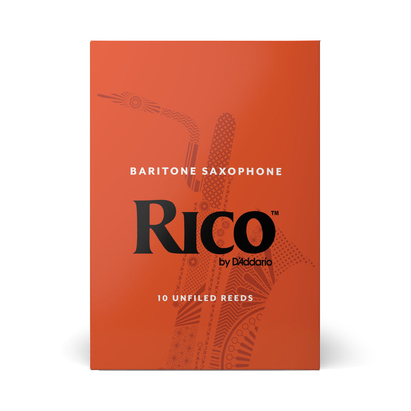 Rico by D'Addario Baritone Sax Reeds, Strength 3.5, 10-pack