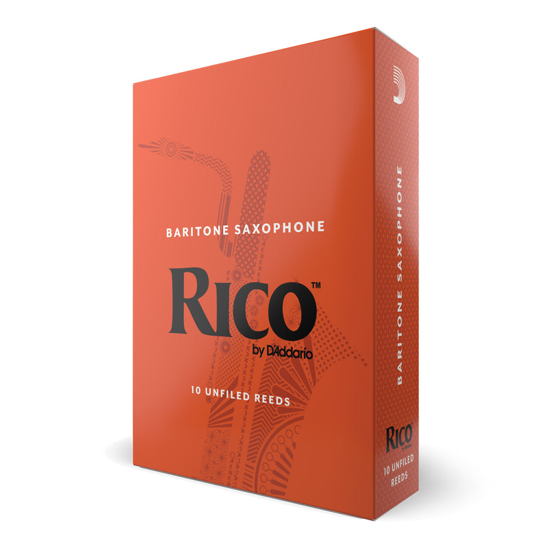 Rico by D'Addario Baritone Sax Reeds, Strength 3.5, 10-pack
