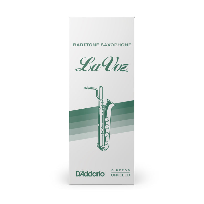 La Voz Baritone Saxophone Reeds, Hard, 5 Pack