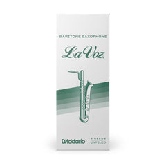 La Voz Baritone Saxophone Reeds, Medium Soft, 5 Pack