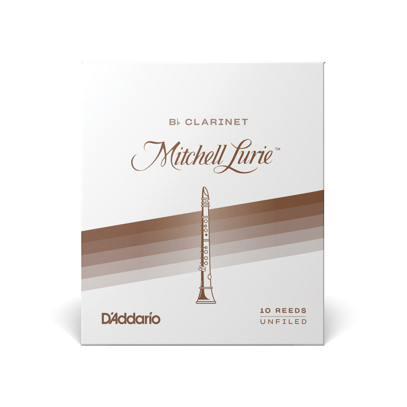 Mitchell Lurie Bb Clarinet Reeds, Strength 2.5, 10 Pack