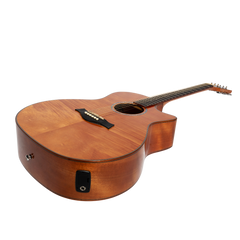 Ranch Flame Maple Top Acoustic Small-Body Cutaway Guitar (Natural Gloss)