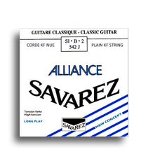 Savarez 542J Alliance HT Classic High Tension (B-2nd) Single Classical Guitar String