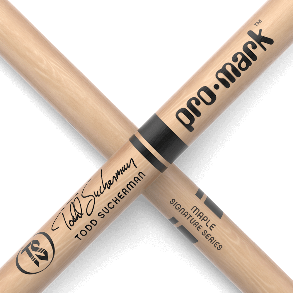 Promark Todd Sucherman 330 Maple Drumstick, Wood Tip