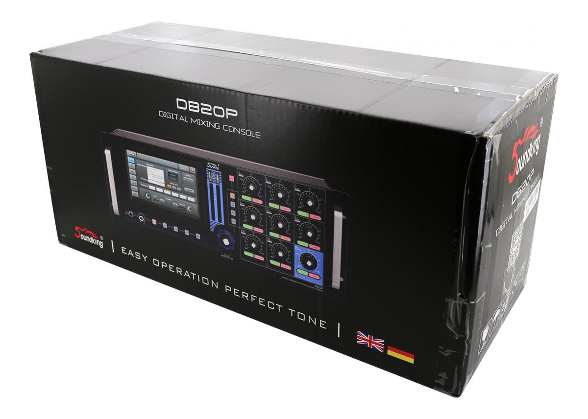 Soundking DB20P 3RU Rack Mountable Digital Mixer - 16 Input - 8 Output