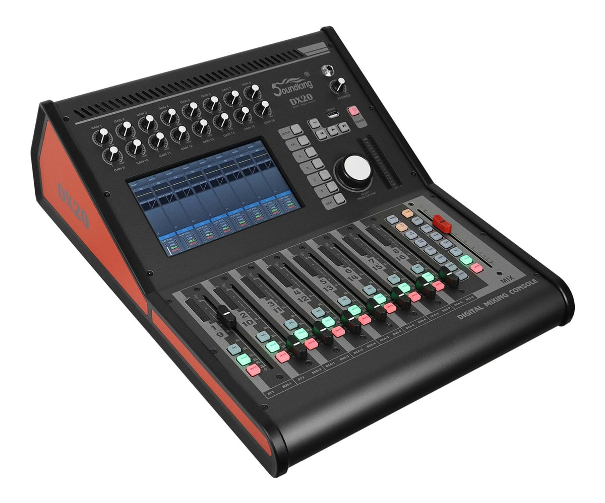 SoundKing DX20 Digital Mixer with Multi-track USB Audio Interface