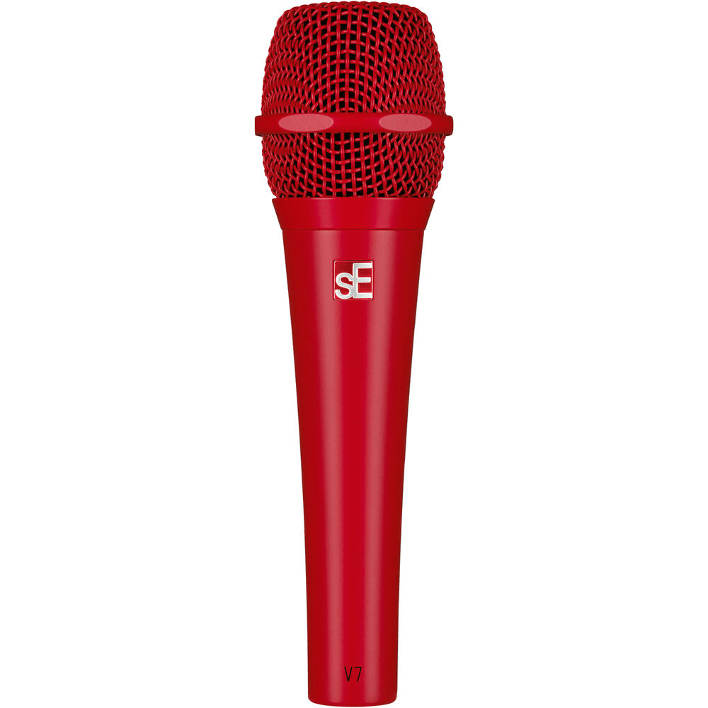 sE Electronics V7 Handheld Mic, Supercardioid in Red