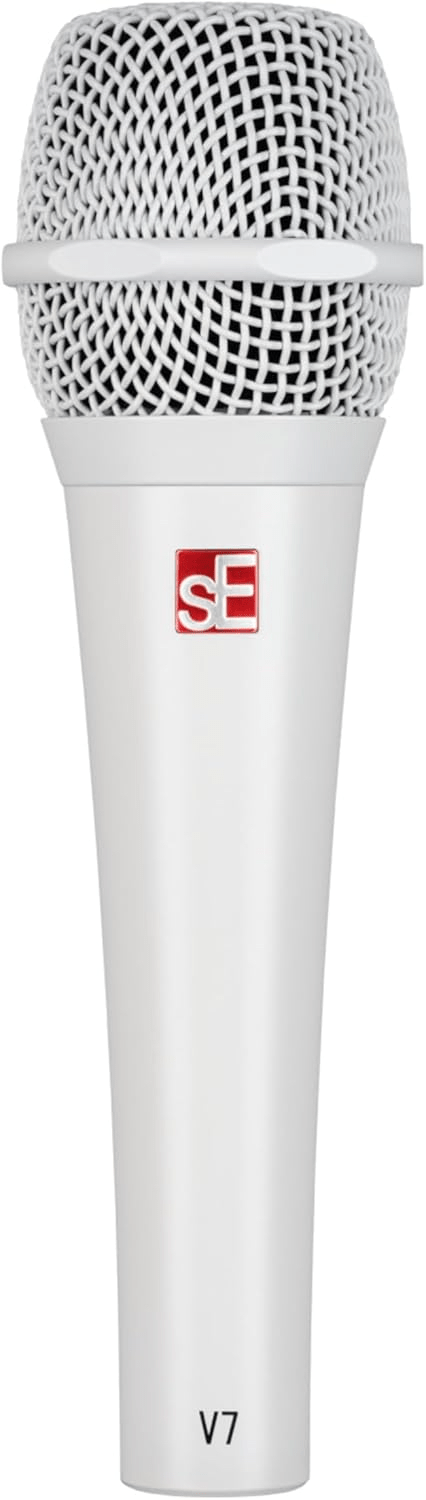 sE Electronics V7 Handheld Mic, Supercardioid in White