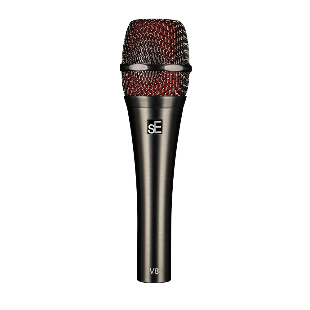 sE Electronics V8 Supercardioid Vocal Microphone – Graphite Grey