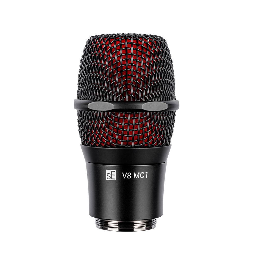 sE Electronics V8 MC1 Supercardioid Wireless Capsule for Shure – Matte Black