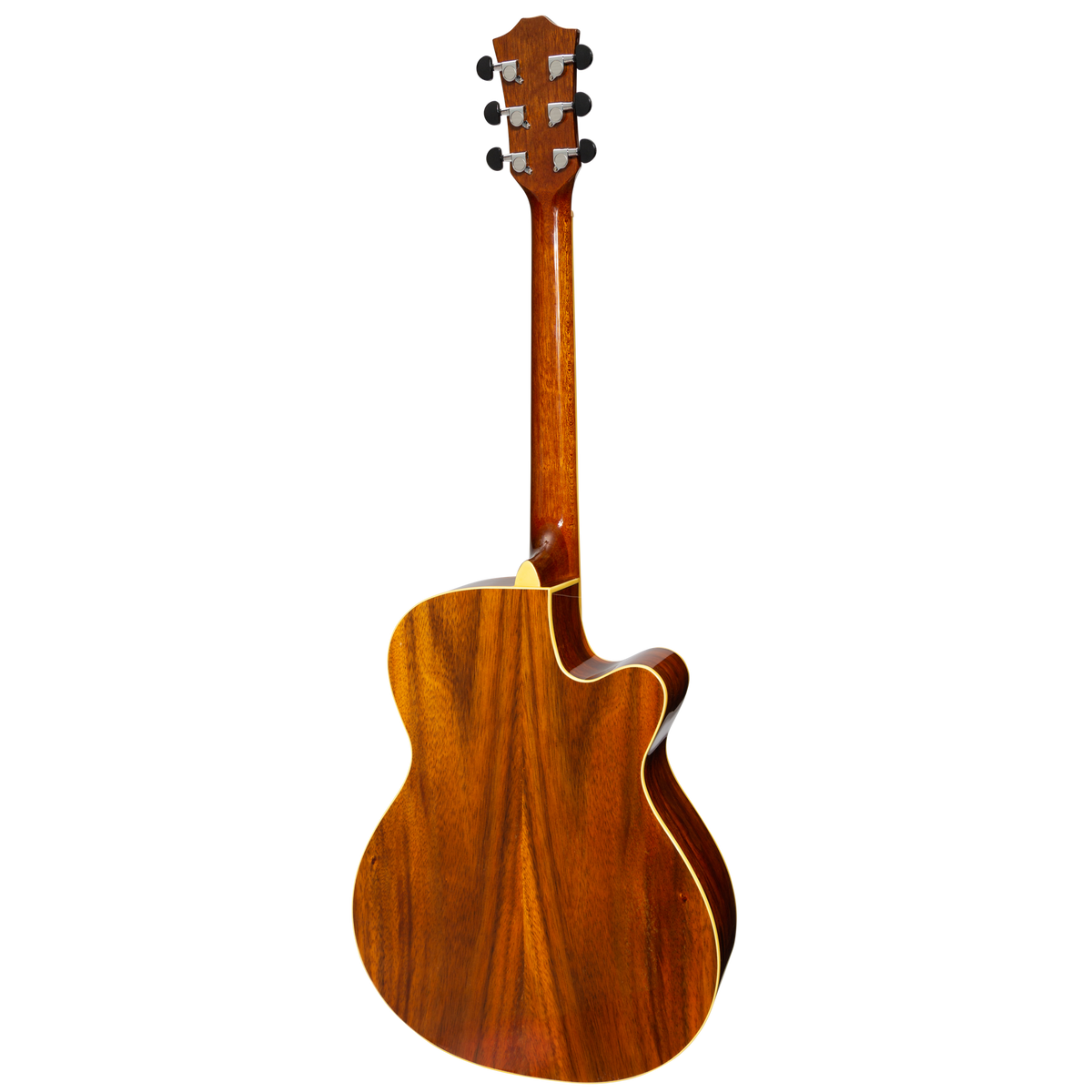 Sanchez Left Handed Acoustic-Electric Small Body Cutaway Guitar Gloss (Rosewood)