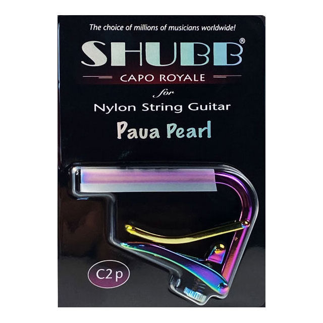 Shubb C2 "Royale" Nylon String Guitar Capo in Paua Pearl Finish
