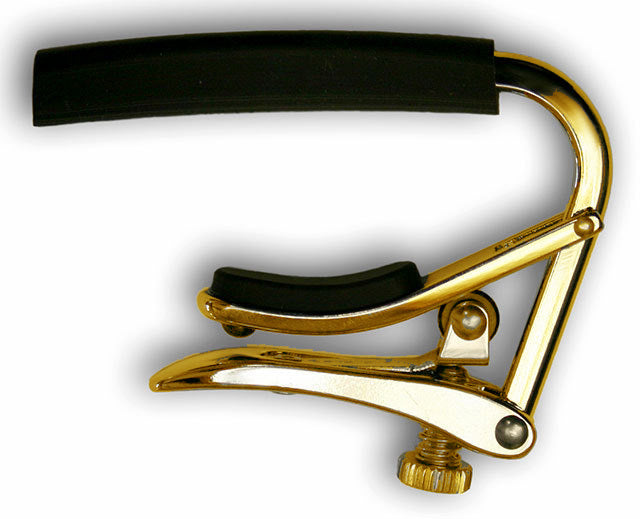 Shubb C3 "Royale" 12-String Guitar Capo in Gold Titanium Finish