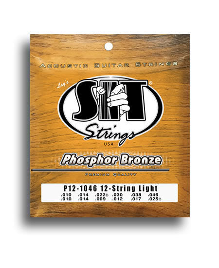 SIT 92/8 Phosphor Bronze Light 12-String Guitar String Set (10-46)