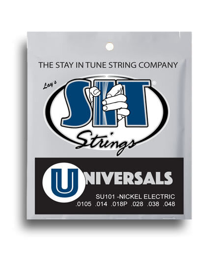 SIT Power Wound Universals Balanced Tension Electric Guitar String Set (10-48)