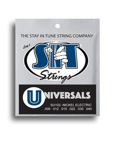 SIT Power Wound Universals Balanced Tension Electric Guitar String Set (9-40)