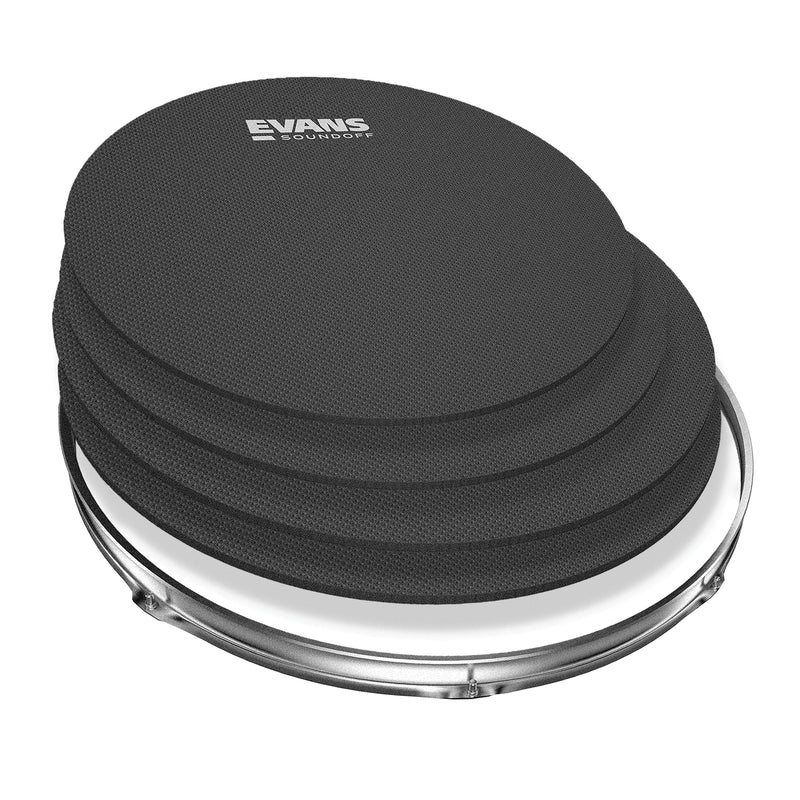 SoundOff by EVANS Drum Mute Pack, Fusion (10,12,14,14)