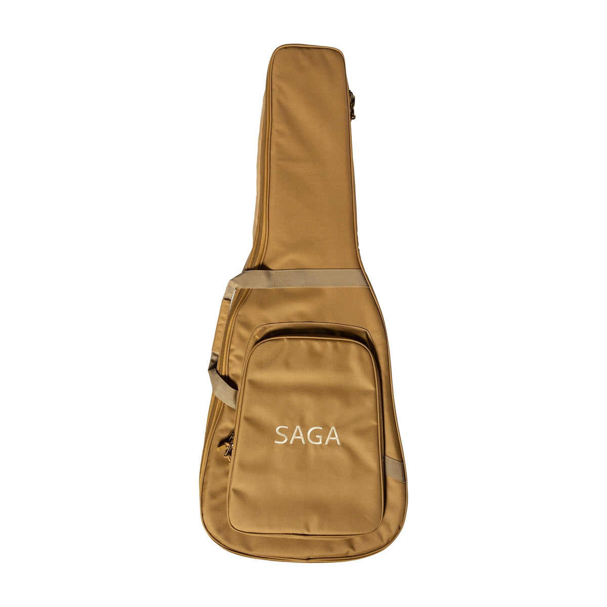 Saga SA830 Solid Top Acoustic-Electric Guitar (Natural)