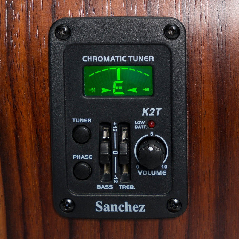 Sanchez Acoustic-Electric Small Body Guitar (Koa)