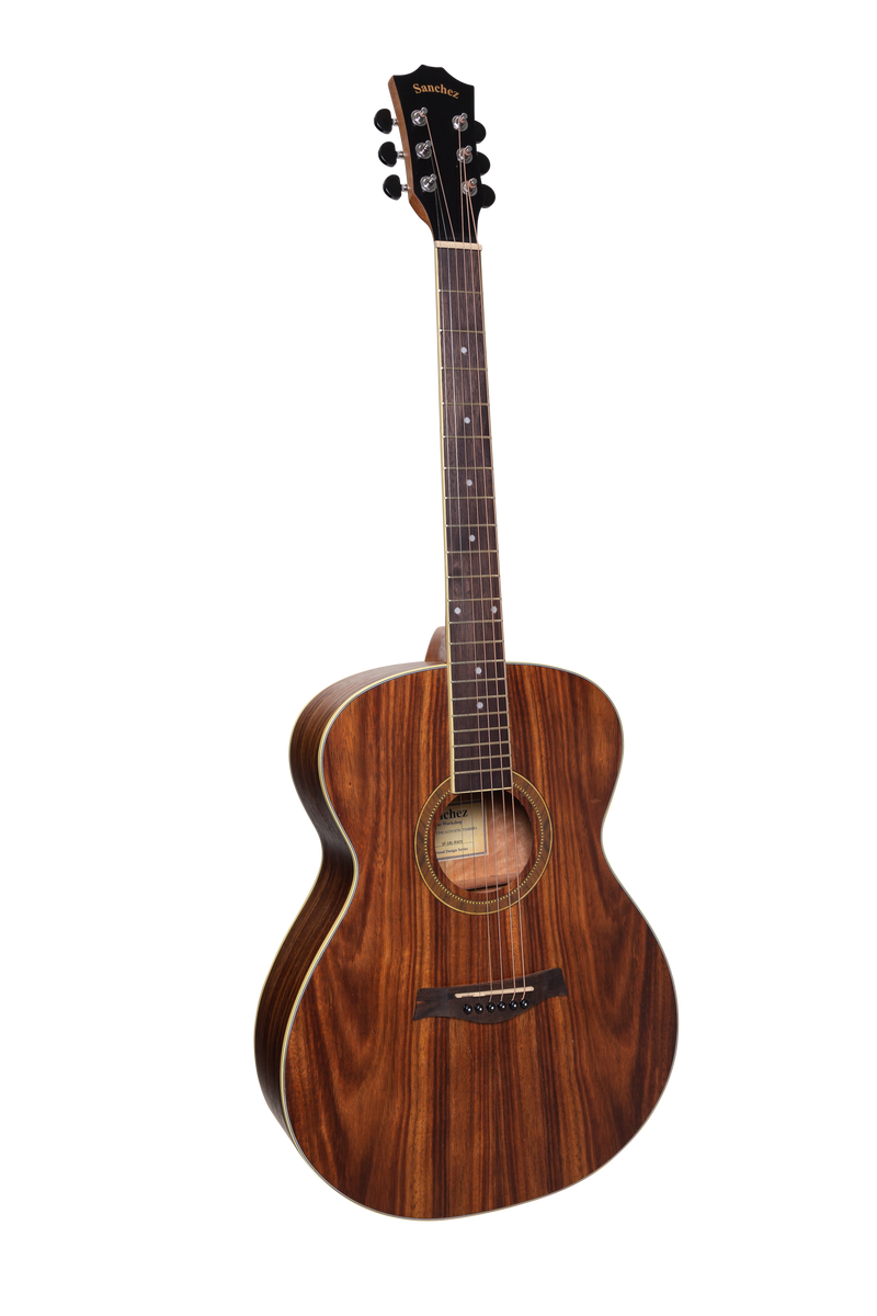 Sanchez Left Handed Acoustic Small Body Guitar Pack (Rosewood)