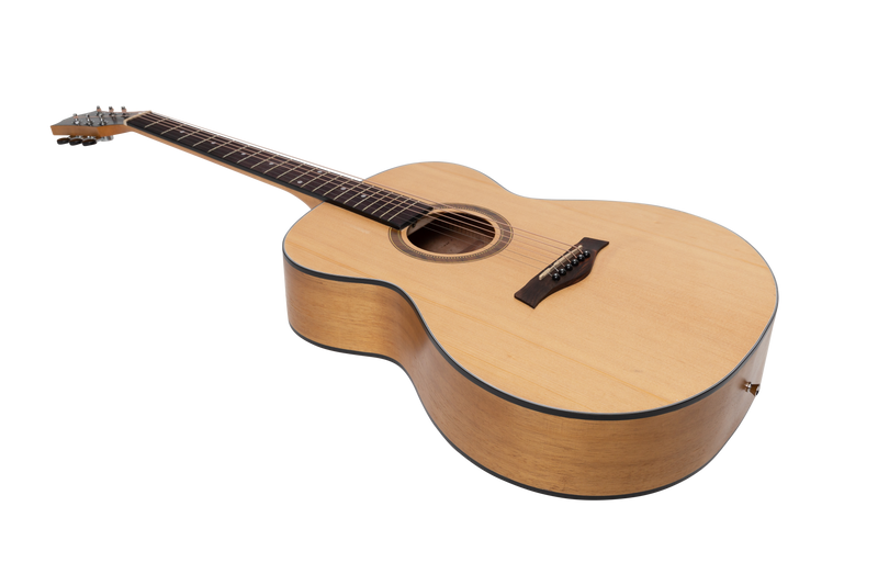 Sanchez Left Handed Acoustic Small Body Guitar Pack (Spruce/Acacia)