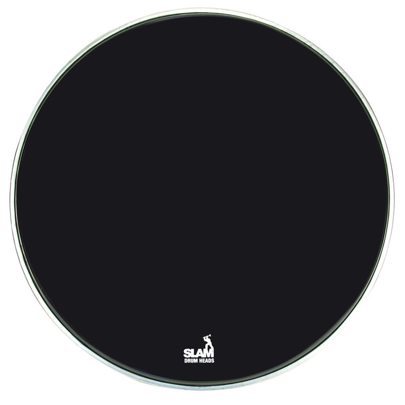 Slam Black Front Bass Drum Head (18")