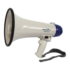 SoundArt 15 Watt Portable Hand-Held Megaphone (Blue)