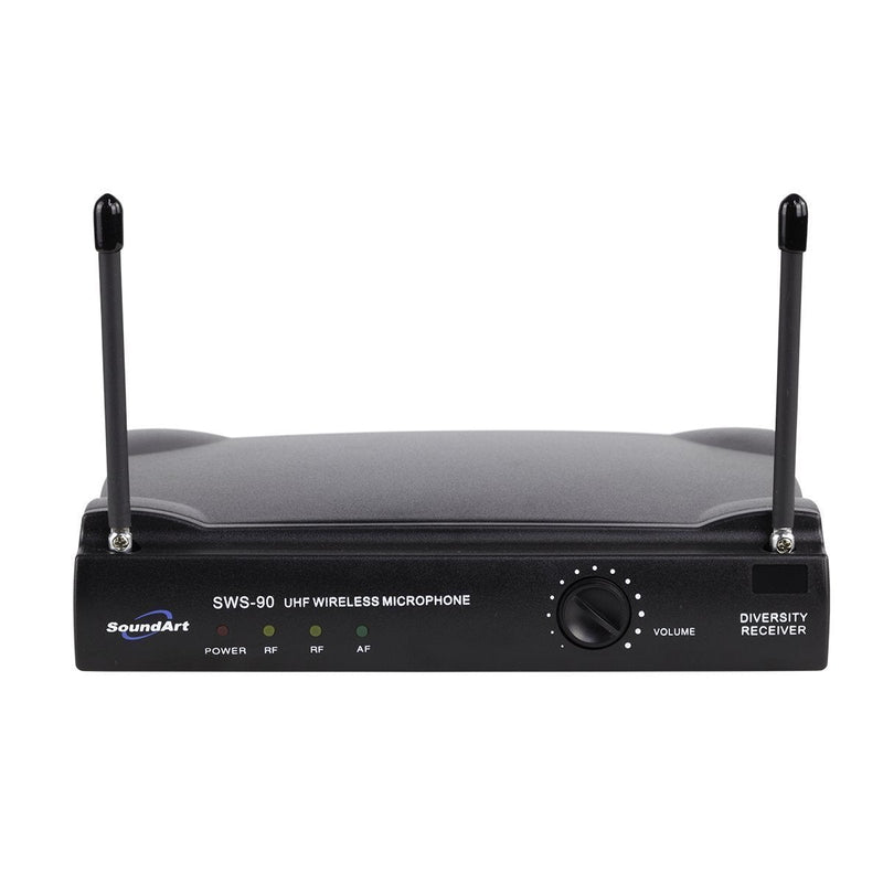 SoundArt Single Channel Wireless Microphone System with Lapel and Headset Mics