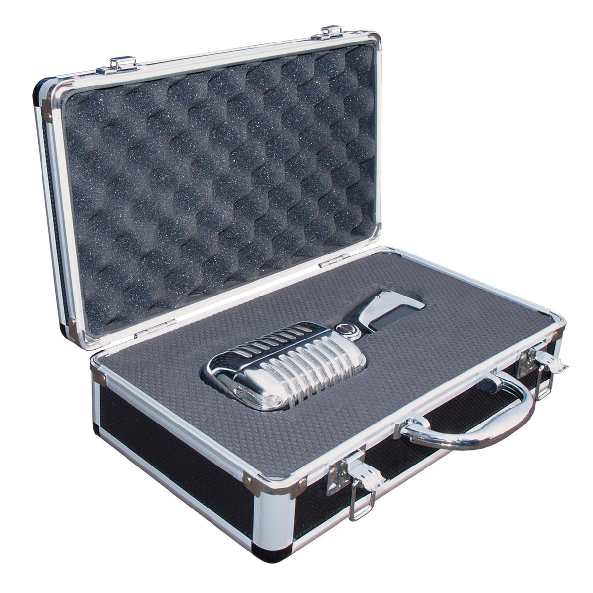 SoundArt 'Vintage' Condenser Microphone with Deluxe Carry Case (Chrome)