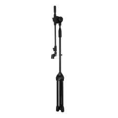 Soundart Deluxe Tripod Boom Microphone Stand with Microphone Clip (Black)