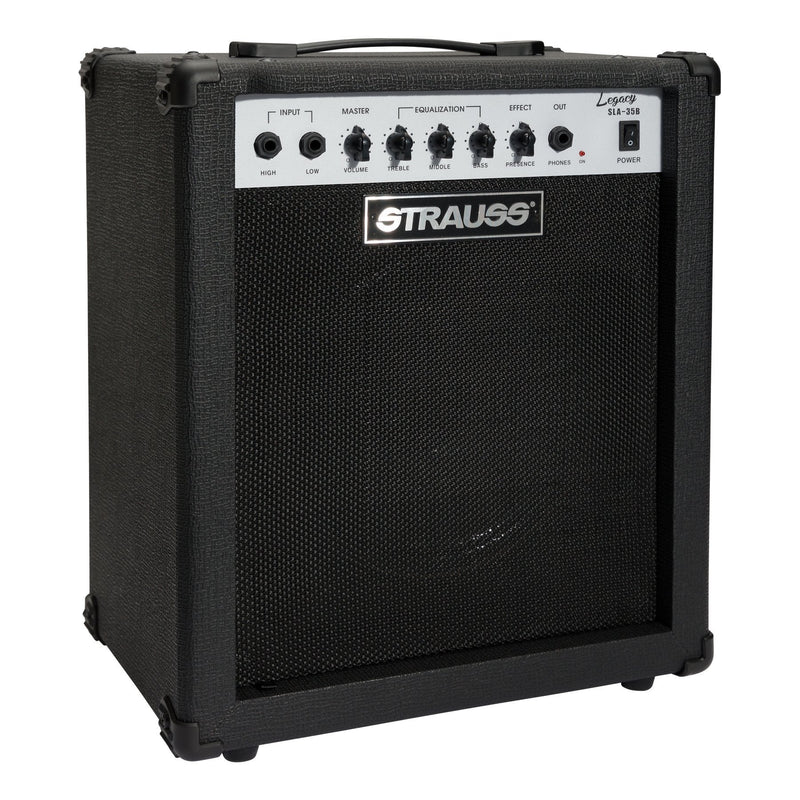 Strauss 'Legacy' 35 Watt Combo Solid State Bass Amplifier (Black)