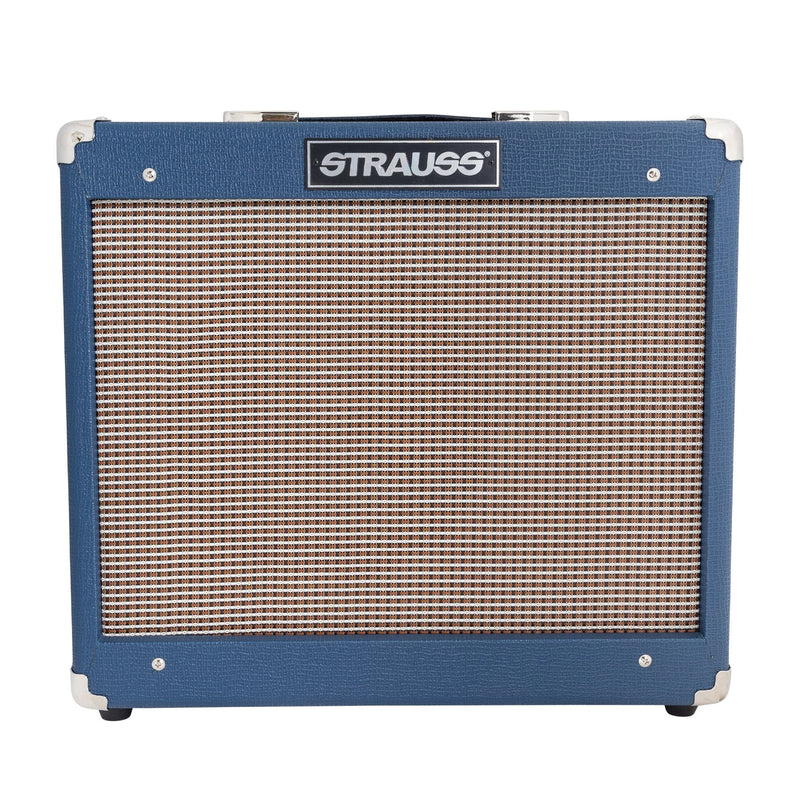 Strauss SVT-15R 15 Watt Combo Valve Amplifier with Reverb (Blue)