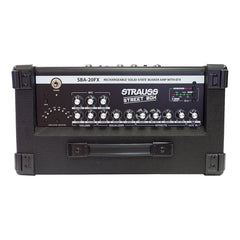 Strauss 'Streetbox' 20 Watt Solid State Rechargeable DC Amplifier (Black)