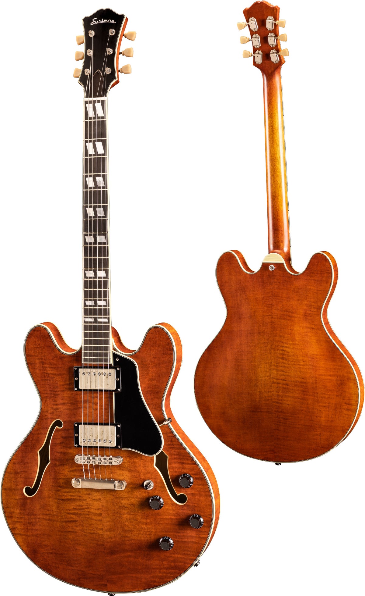 Eastman T59/TV Electric Guitar - Vintage Amber