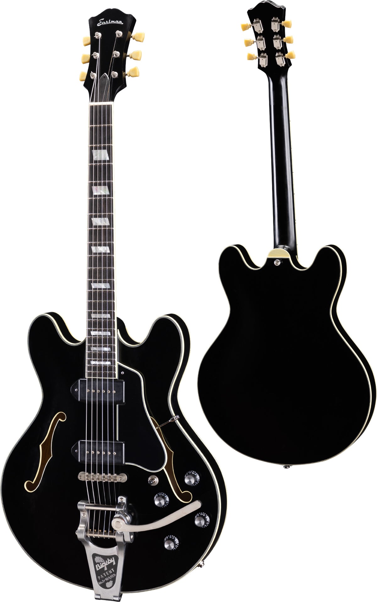 Eastman T64/TV Limited Edition Electric Guitar - Black