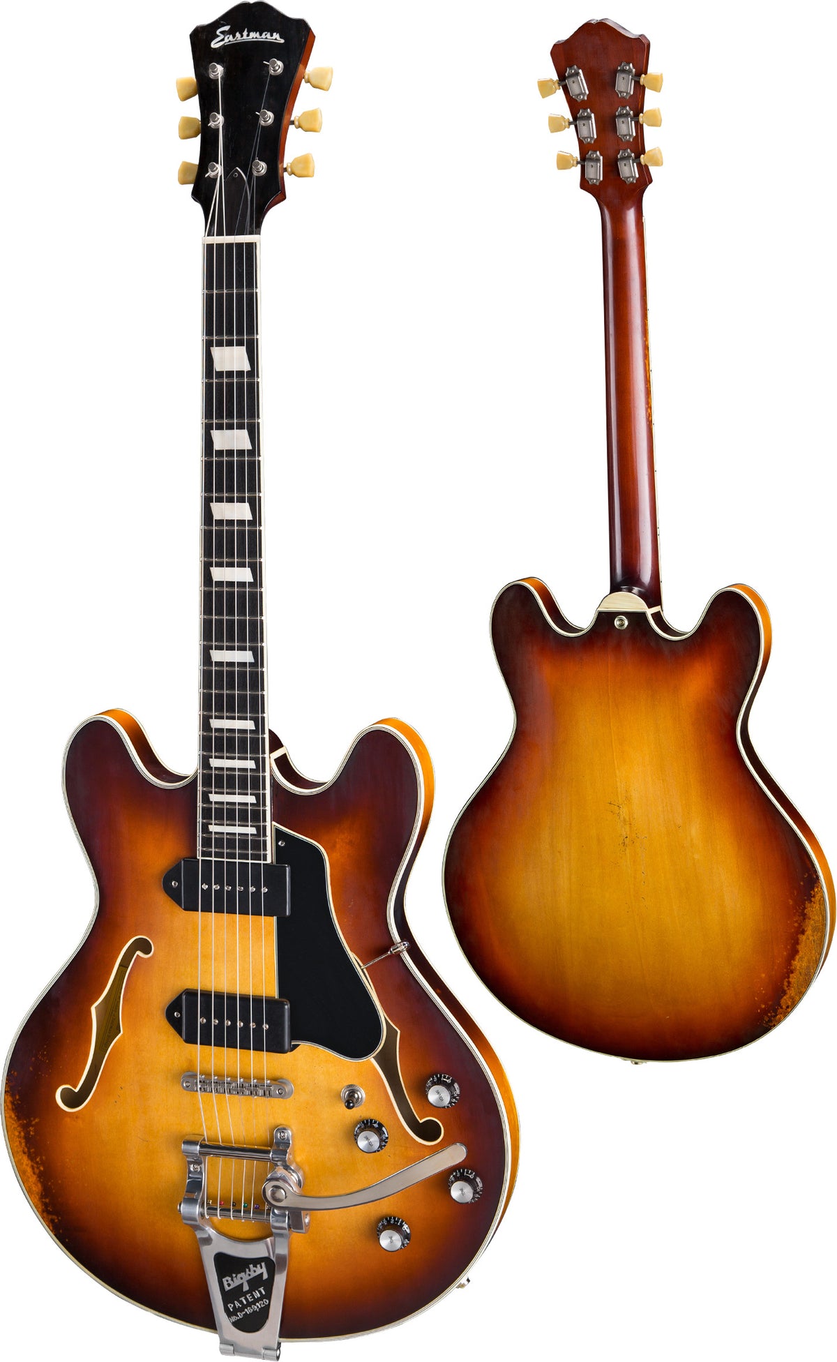 Eastman T64/v Electric Guitar - Antique Goldburst