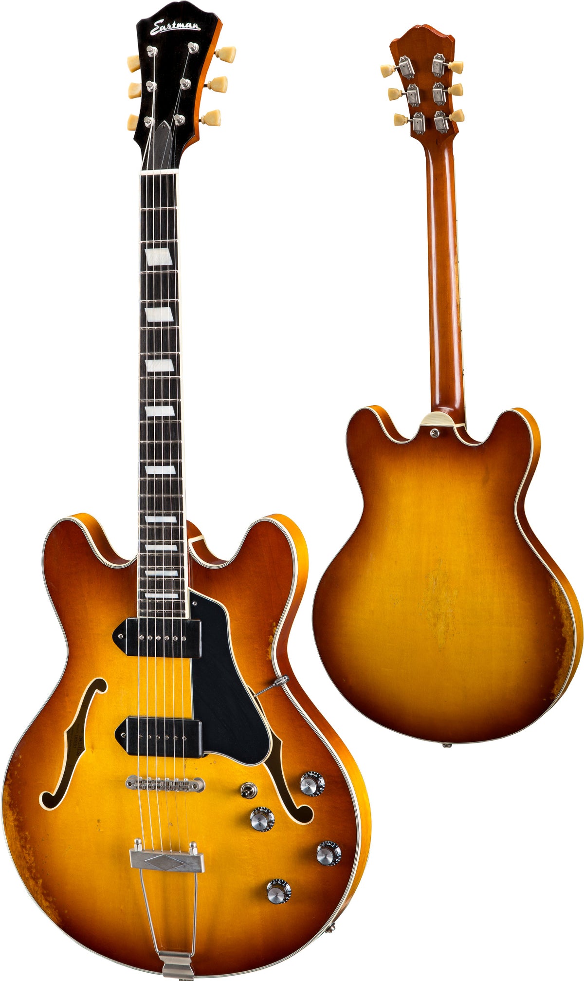 Eastman T64/v-T Electric Guitar - Antique Goldburst