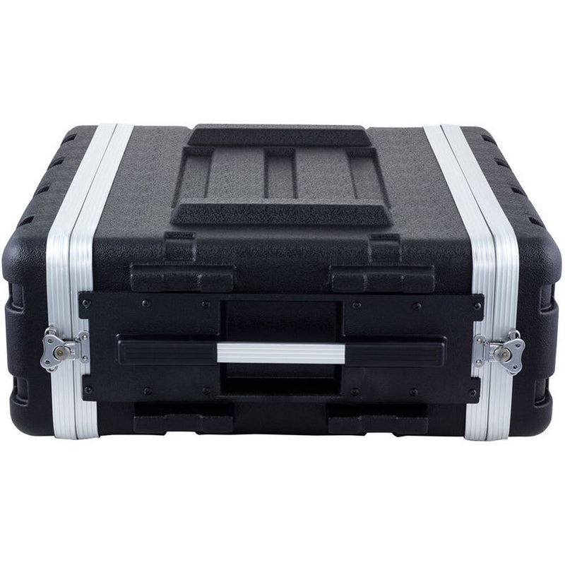 Torque ABS 4-Unit Rack Case with Wheels in Black
