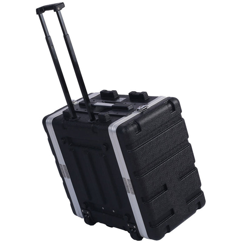 Torque ABS 6-Unit Rack Case with Wheels in Black