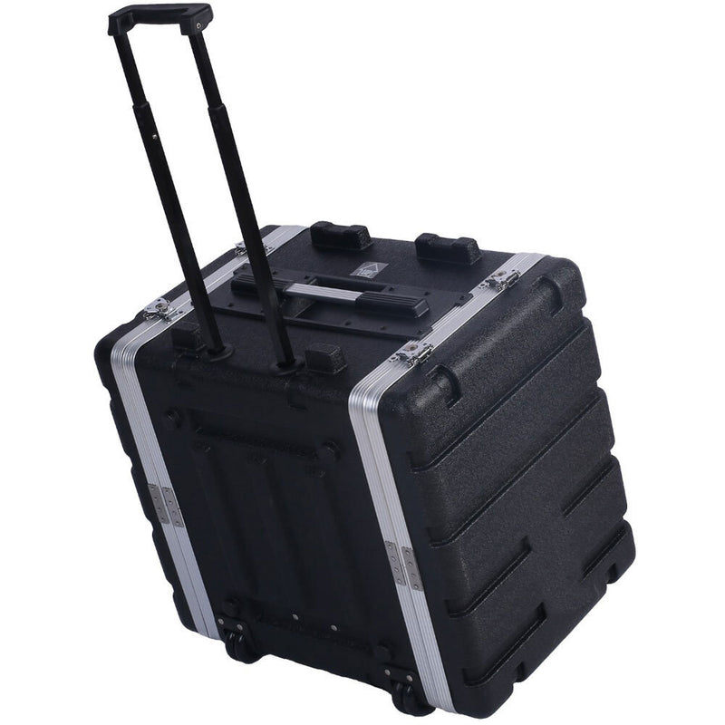 Torque ABS 8-Unit Rack Case with Wheels in Black