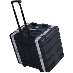 Torque ABS 8-Unit Rack Case with Wheels in Black