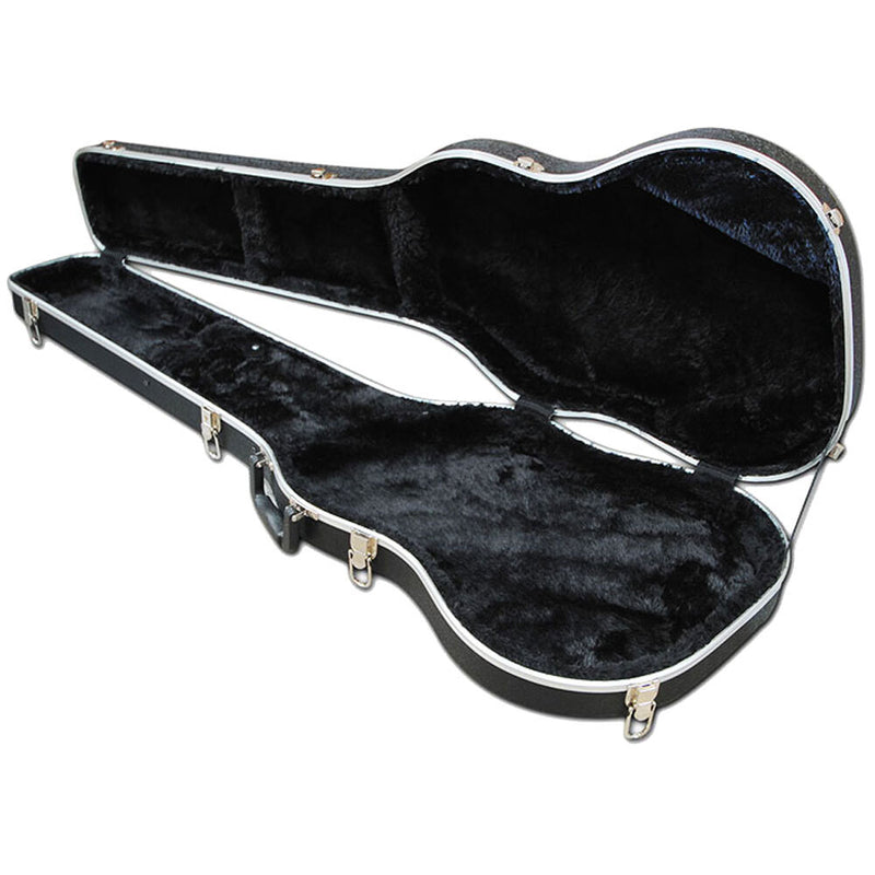 Torque ABS Shaped Electric Bass Guitar Case in Black Finish
